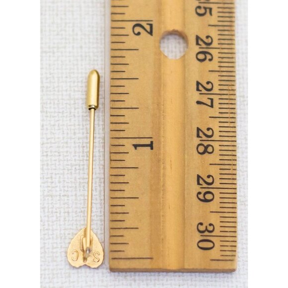 Vintage Golden Heart Stickpin by Sarah Coventry - Y1 - Picture 3 of 3